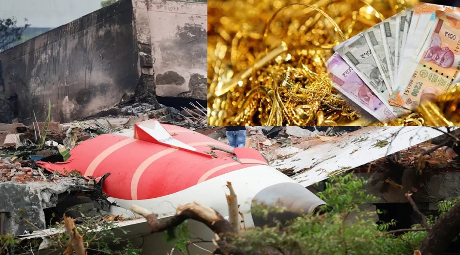 Gold with Cash Worth Rs 80 Lakh Found in Plane Crash