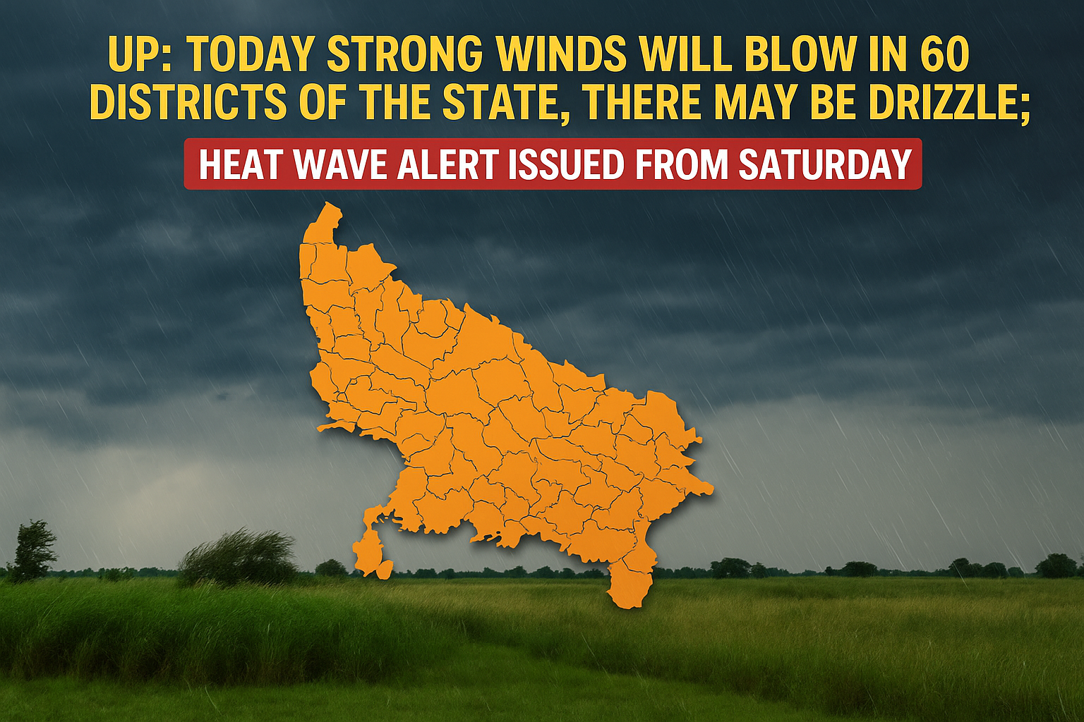 UP Weather Forecast Strong Winds