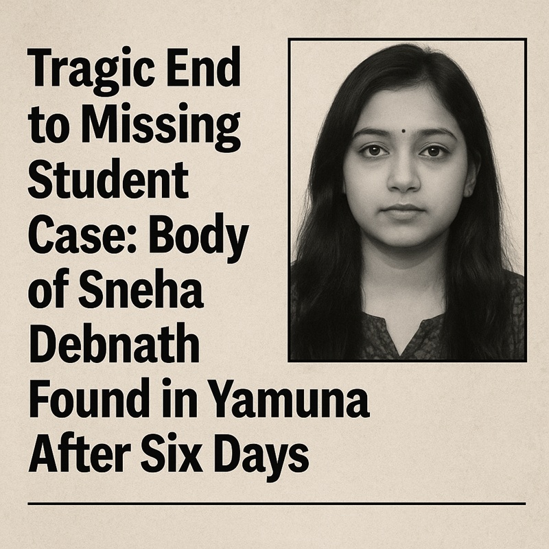 Missing Student Sneha Debnath