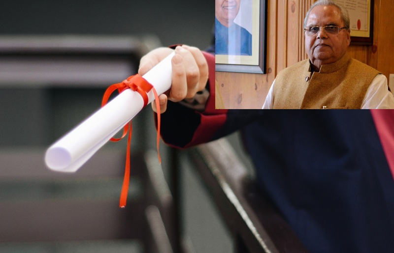 Education of Satya Pal Malik Degrees