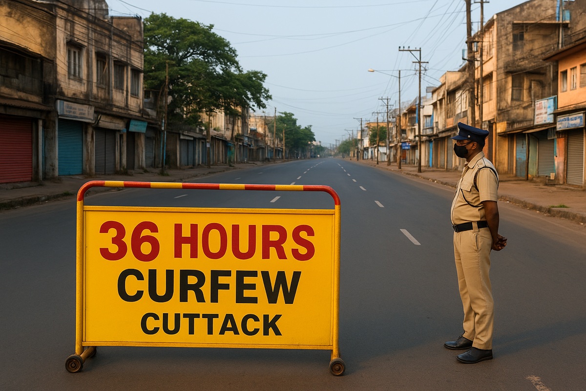 36-Hour Curfew Imposed in Cuttack After Outbreak of Violence